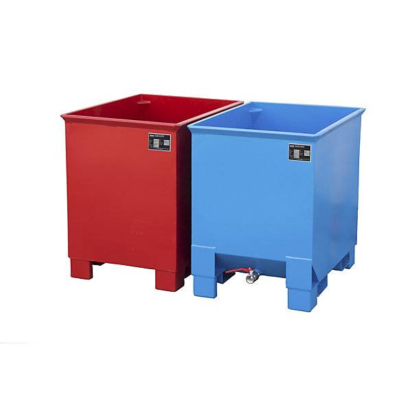Sammelbehälter für Routenzüge LxBxH 840 x 1240 x 975 mm mausgrau. TAKKT Industrial & Packaging GmbH 58746149-1