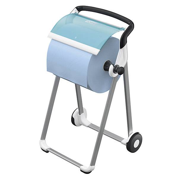 Mehrzweck-Papierwischtücher stark Hybrid-Qualität 2-lagig blau VE 1 Rolle 1500 Blatt/Rolle. Essity-3