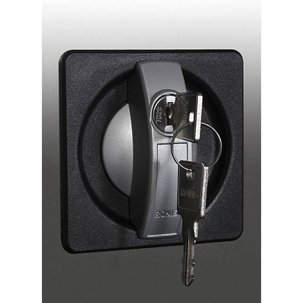 Materialschrank mit Lagerkästen Höhe 780 mm 6 Fachböden lichtgrau. TAKKT Industrial & Packaging GmbH 61012049-3