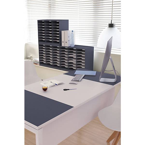 Sortierstation aus Polystyrol 36 Fächer anthrazit. PAPERFLOW S.A.S | | LE HUB BATEMENT 5 1ER ETAGE 56448349-2