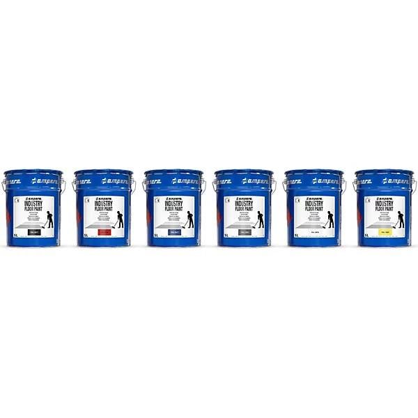 Bodenmarkierungsfarbe Industry Floor Paint® Inhalt 5 l grau. Ampere Deutschland GmbH 68638149-1
