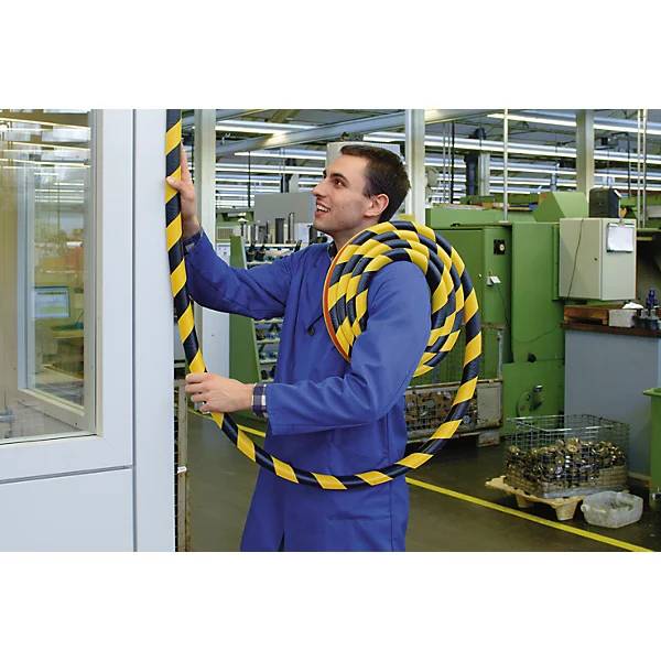 Knuffi® Eckenschutz Typ W 1-m-Stück schwarz / gelb. SHG PUR-Profile GmbH 53856649-3