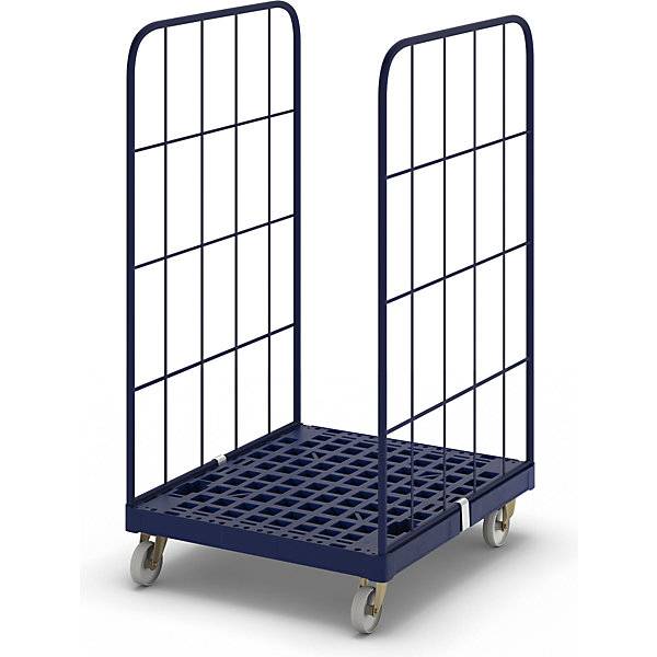 Rollbehälter mit Kunststoff-Rollplatte 2-seitig BxT 724 x 815 mm Nutzhöhe 1350 mm. ESB Engineering System Bau-0