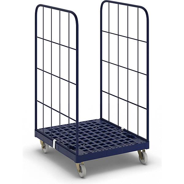 Rollbehälter mit Kunststoff-Rollplatte 2-seitig BxT 724 x 815 mm Nutzhöhe 1350 mm. ESB Engineering System Bau-1