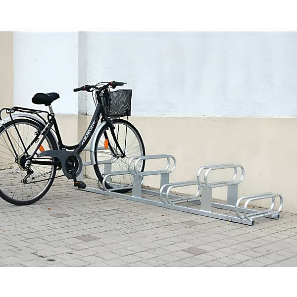 Fahrradständer höhenversetzt 6 Stellplätze moosgrün. SPL Deutschland GmbH 68873349-2