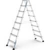 Profi-Stufenleiter eloxiert beidseitig begehbar 2 x 8 Stufen. Zarges GmbH 23562849