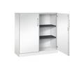 C+P Flügeltürenschrank Asisto, H1310xB1200xT435mm, 9016/9016