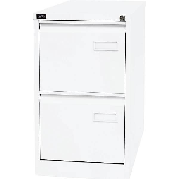 Hängeregistraturschrank LIGHT 1-bahnig 2 Schübe DIN A4 verkehrsweiß. Bisley GmbH 48993149-2
