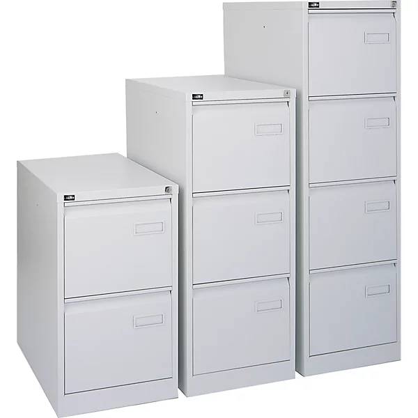 Hängeregistraturschrank LIGHT 1-bahnig 4 Schübe DIN A4 tiefschwarz. Bisley GmbH 11334849-1