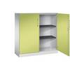 C+P Flügeltürenschrank Asisto, H1310xB1200xT435mm, 7035/0024
