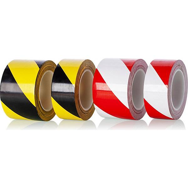Bodenmarkierungsband extrastark Breite 50 mm Stärke 02 mm rot/weiß. Ampere Deutschland GmbH 56948549-2