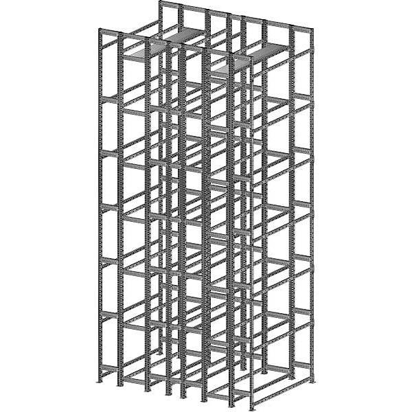Reifenregal verzinkt Blockregal 7 Ebenen Grundfeld. Scholz Regalsysteme GmbH 50597749