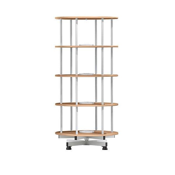 Ordner-Drehsäule Ø 1000 mm 4 Etagen Dekor Buche. TAKKT Industrial & Packaging GmbH 11381749-0