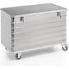 Alu-Kastenwagen Vollwand mit Deckel abschließbar Volumen 560 l. Gmoehling Transportgeraete | GmbH 12410349