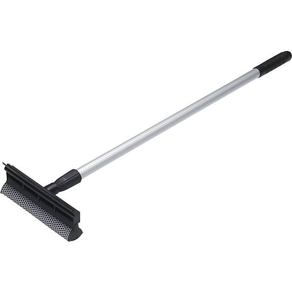 Scheibenschaber mit Schwamm und Teleskopstiel VE 12 Stk weich schwarz. FINCKE-Hygiene Fachgroßhandel OHG-0