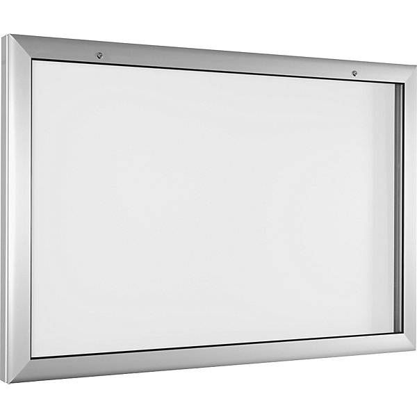 Schaukasten für 21 x DIN A4 reinweiß Öffnung 180° nach unten. Schaar-Design 47906849-1