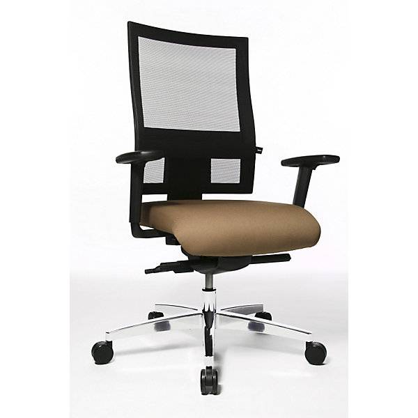 Bürostuhl PROFI NET 11 höhenverstellbare Armlehnen mit Softpad-Auflage blau. Topstar GmbH 97006049-1
