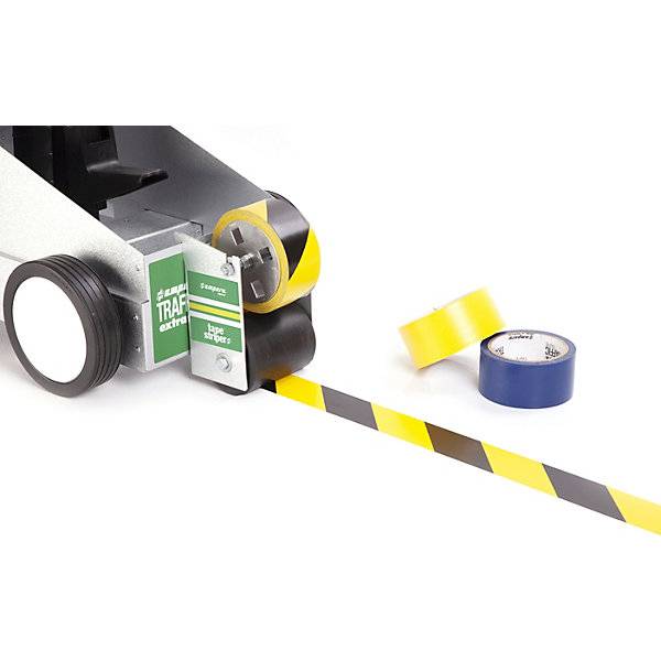 Bodenmarkierungsband extrastark Breite 75 mm Stärke 02 mm gelb/schwarz. Ampere Deutschland GmbH 56948749-3