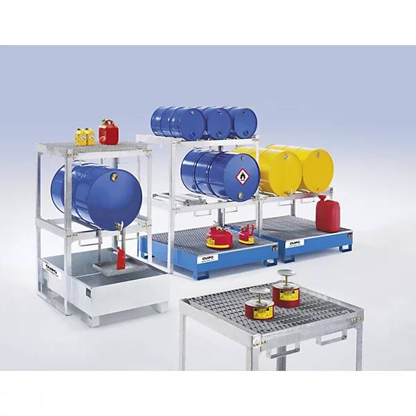 Fass- und Kleingebinderegal BxTxH 1310 x 800 x 780 mm für Kleingebinde. TAKKT Industrial & Packaging GmbH-2