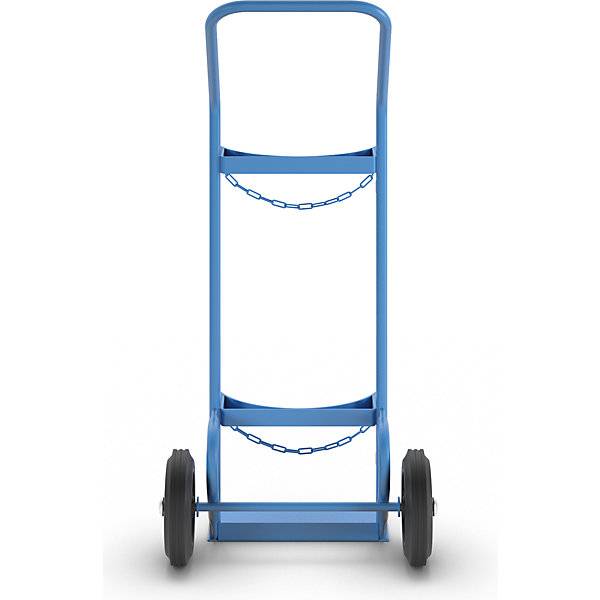 Stahl- und Gasflaschenkarre für 1 Stahlflasche bis Ø 380 mm Vollgummireifen. TAKKT Industrial & Packaging GmbH-4