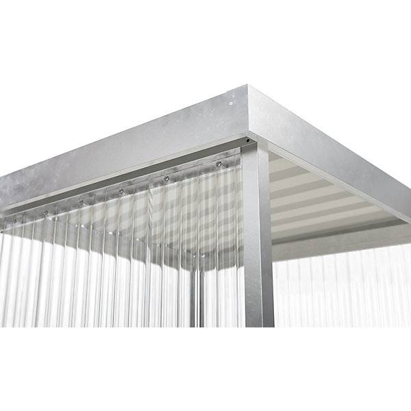 Überdachung Jena Maxi Überdachung dreiseitig BxT 1500 x 1500 mm feuerverzinkt. WSM Walter Solbach | Metallbau-2