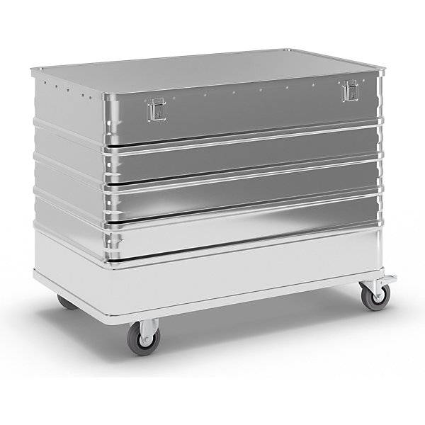 Alu-Kastenwagen Vollwand mit Deckel Volumen 322 l. Gmoehling Transportgeraete | GmbH 12409949-3