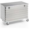Alu-Kastenwagen Vollwand mit Deckel Volumen 560 l. Gmoehling Transportgeraete | GmbH 12410449