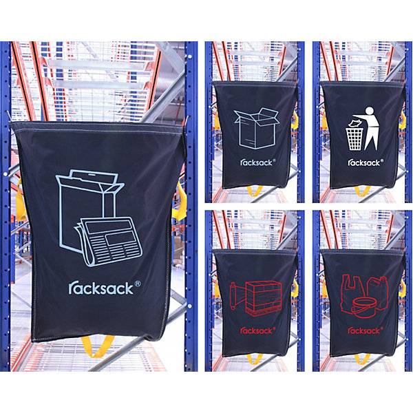 Racksack® Volumen 160 l blau Motiv Kartonagen. TAKKT Industrial & Packaging GmbH 64951049-1