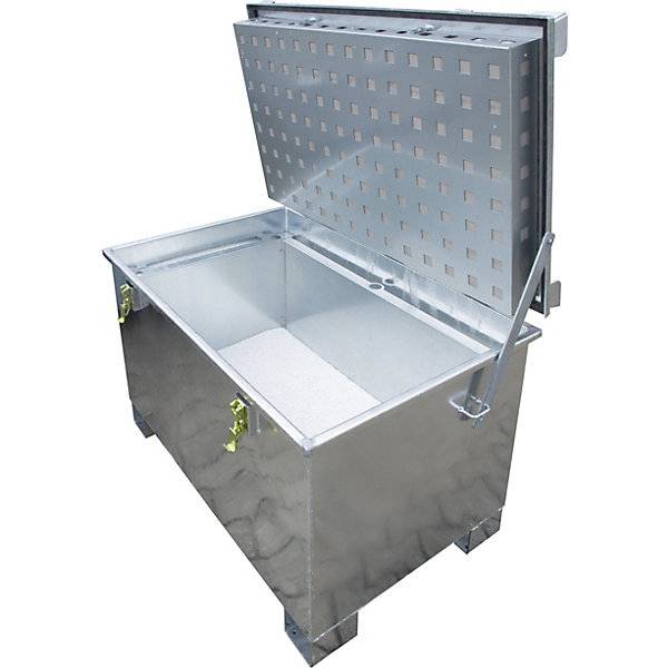 Akku-Lagerbehälter für Lithium-Ionen-Batterien/-Akkus Volumen 220 l LxBxH 800 x 1200 x 750 mm ab 2 Stk. TAKKT-2
