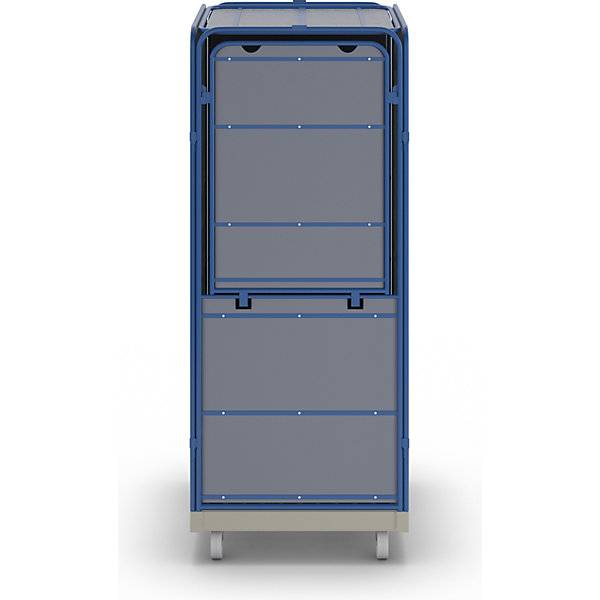 Rollbehälter SAFE Logistikbox HxBxT 1785 x 720 x 810 mm Rollplatte grau. ESB Engineering System Bau GmbH-3