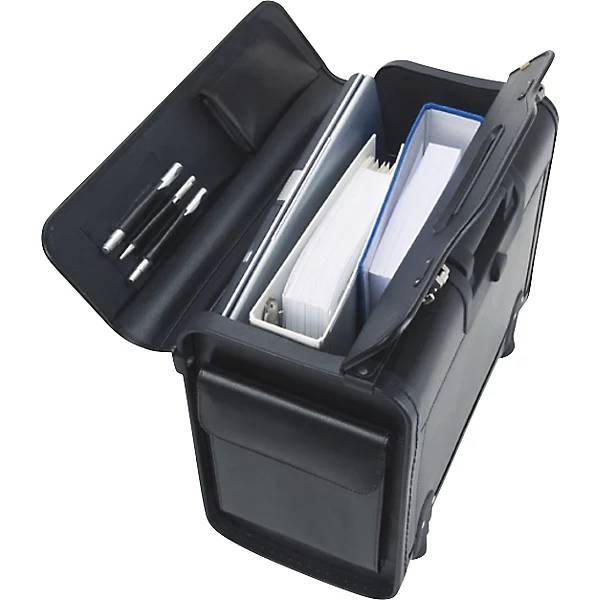 Trolley Pilotenkoffer Hauptfach Laptopfach gepolstert schwarz. Juescha GmbH 12019649-3