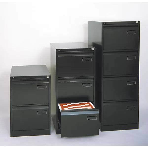 Hängeregistraturschrank LIGHT 1-bahnig 3 Schübe DIN A4 verkehrsweiß. Bisley GmbH 48993249-3