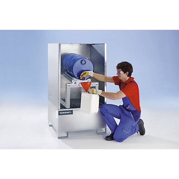 Fassbock für 1 x 60-Liter-Fass feuerverzinkt. TAKKT Industrial & Packaging GmbH 74124649-1