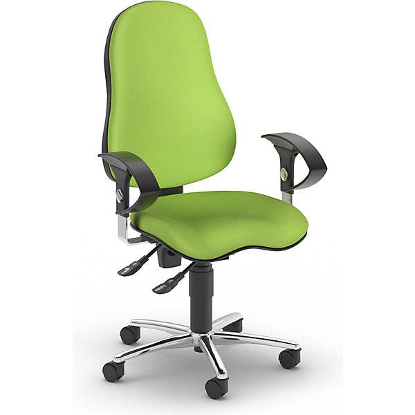 Bürostuhl SITNESS 10 mit verstellbaren Armlehnen apfelgrün. Topstar GmbH 97009649