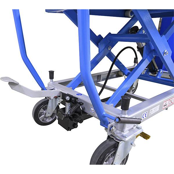 Scherenhubtischwagen Tragfähigkeit 500 kg Hub manuell Hubbereich 460 - 1070 mm Polyamidräder. TAKKT Industrial-4