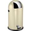 Push-Mülleimer mit Pedal Volumen 33 l HxØ 700 x 350 mm creme. Vepa Bins Groothandel B.V. 17838249