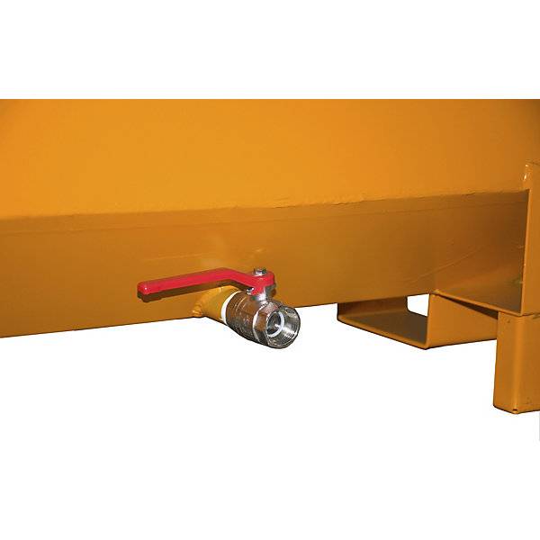 Spänesammelbehälter CS für Routenzüge LxBxH 620 x 840 x 800 mm lichtblau. TAKKT Industrial & Packaging GmbH-3