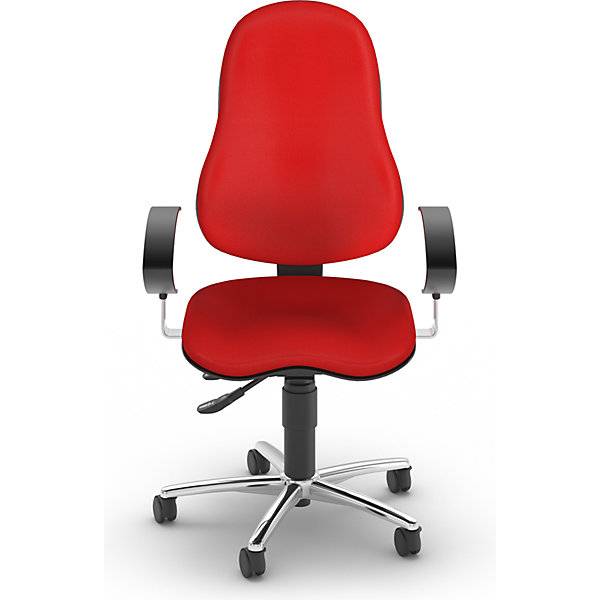 Bürostuhl SITNESS 10 mit verstellbaren Armlehnen rot. Topstar GmbH 97009449-2