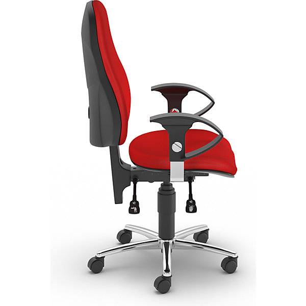 Bürostuhl SITNESS 10 mit verstellbaren Armlehnen rot. Topstar GmbH 97009449-3