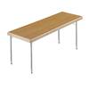 Klapptisch 4-Fuß-Gestell 1700 x 700 mm Gestell verchromt Platte Buche-Dekor. 510546 49 Klappbarer Tisch