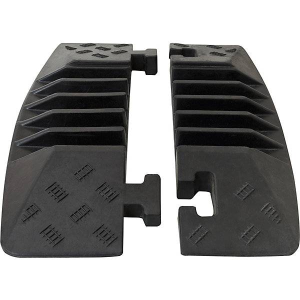 Kabelbrücke Höhe 50 mm Abschlusselement Nut LxBxH 590 x 190 x 50 mm schwarz. Moravia Wiesbaden| Gesellschaft-3