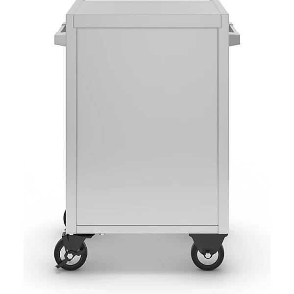 Edelstahl-Schubladenrollwagen 7 Schubladen mit Einzelarretierung HxBxT 935 x 680 x 470 mm. Simon Evers & CO.-4
