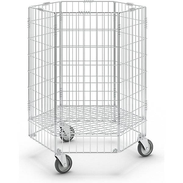 Gitterwagen sechseckig HxBxT 900 x 700 x 700 mm galvanisch verzinkt. KONGAMEK AB 45693949-0