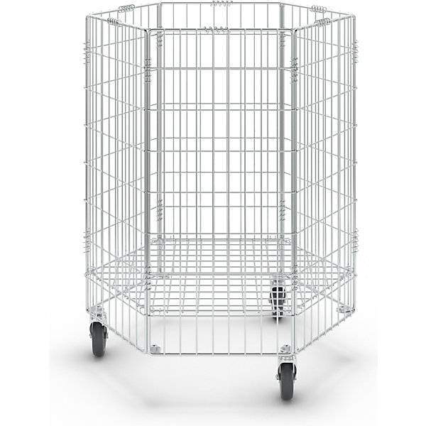 Gitterwagen sechseckig HxBxT 900 x 700 x 700 mm galvanisch verzinkt. KONGAMEK AB 45693949-3