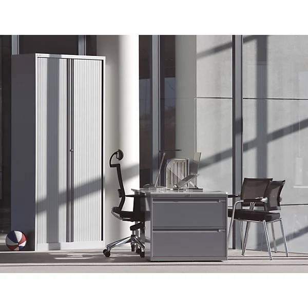Hängeregistraturschrank 2-bahnig 2 Schübe DIN A4 tiefschwarz. Bisley GmbH 50629449-2
