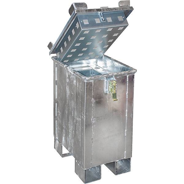 Akku-Lagerbehälter für Lithium-Ionen-Batterien/-Akkus Volumen 30 l LxBxH 400 x 600 x 750 mm ab 2 Stk. TAKKT-0