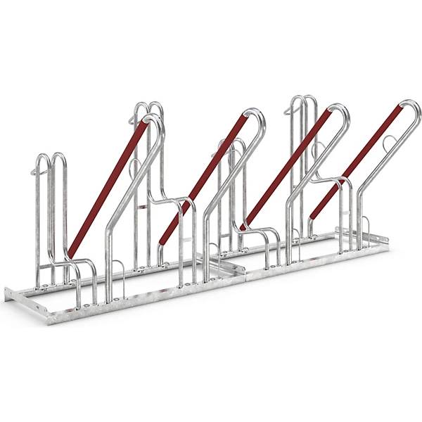 Anlehnparker Modell 4500 XBF einseitig 4 Einstellplätze. WSM Walter Solbach | Metallbau GmbH 11339849-3