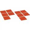 Haftnotizen magnetisch LxB 100 x 100 mm VE 10 Stk rot. Smit Visual Supplies BV 55470349