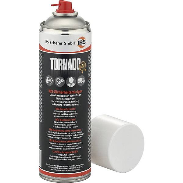 Sicherheitsreiniger TORNADO VE 12 Dosen à 500 ml. IBS Scherer GmbH 47853949-4