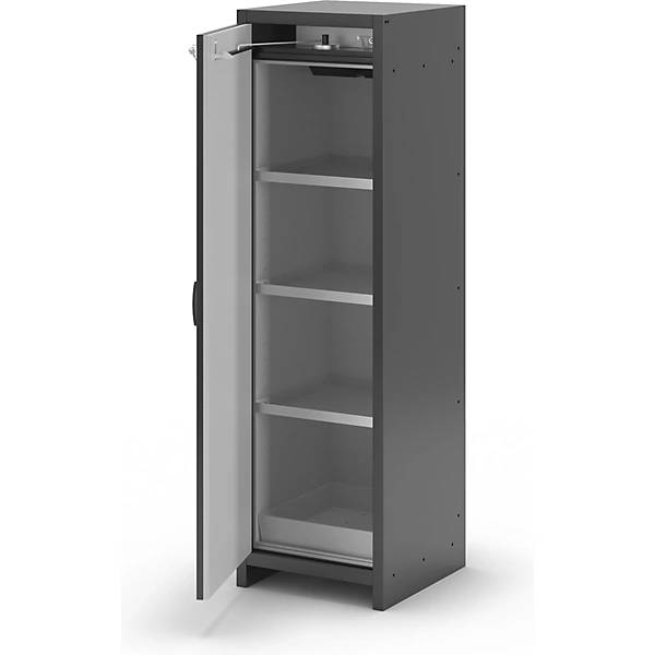Gefahrstoffschrank, Sicherheitsschrank Typ 30 - ca. 2 x 0,6 x 0,6 m - Türanschlag links - 3 Fachböden - mit Lochblech --3